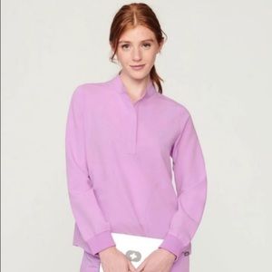 Figs Dusk REMIX Rafaela Scrub Top - Small